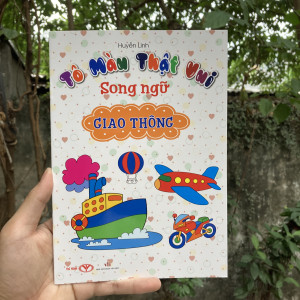 Tô màu thật vui (song ngữ) - Giao thông (2024-10k)